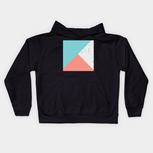 Pastel grain pattern Kids Hoodie